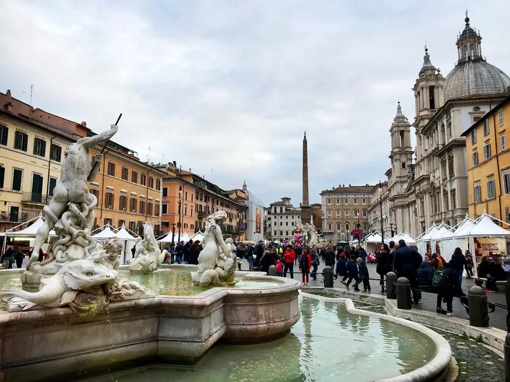 Piazza Navona Christmas Market, Rome, Italy