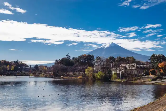 Kawaguchiko lake, Japan