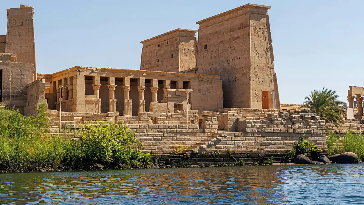 Philae Temple on Agilkia Island in Aswan, Egypt